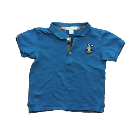 Burberry Boys Blue Polo Shirt