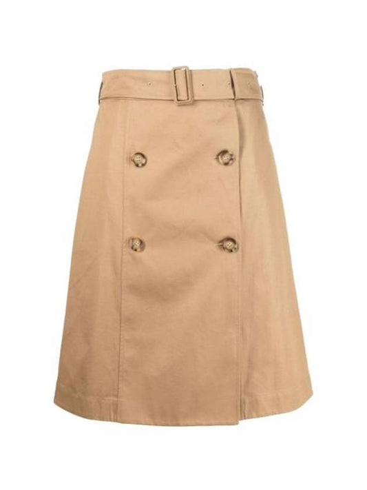 Burberry Short Skirt 8072535A1420 CAMEL NUDE NEUTRALS
