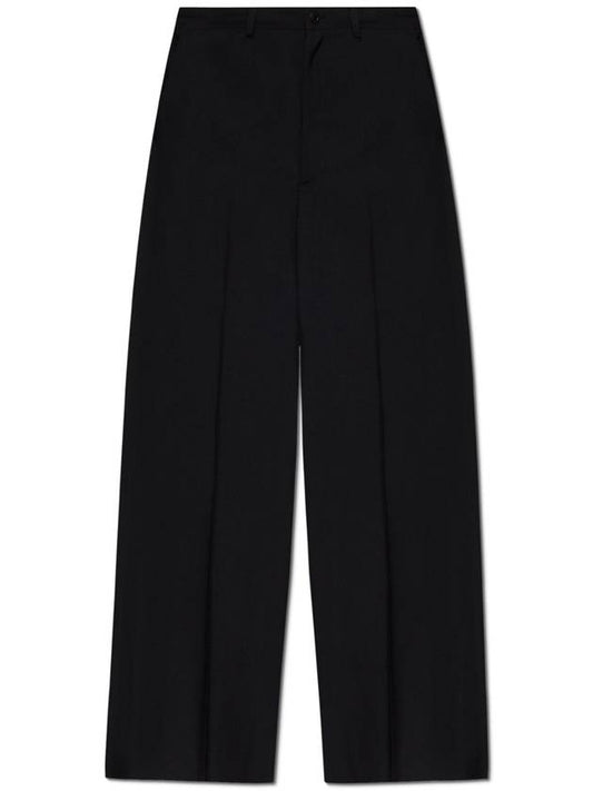 Balenciaga Balenciaga Trousers With Wool Finish, Women's, Black