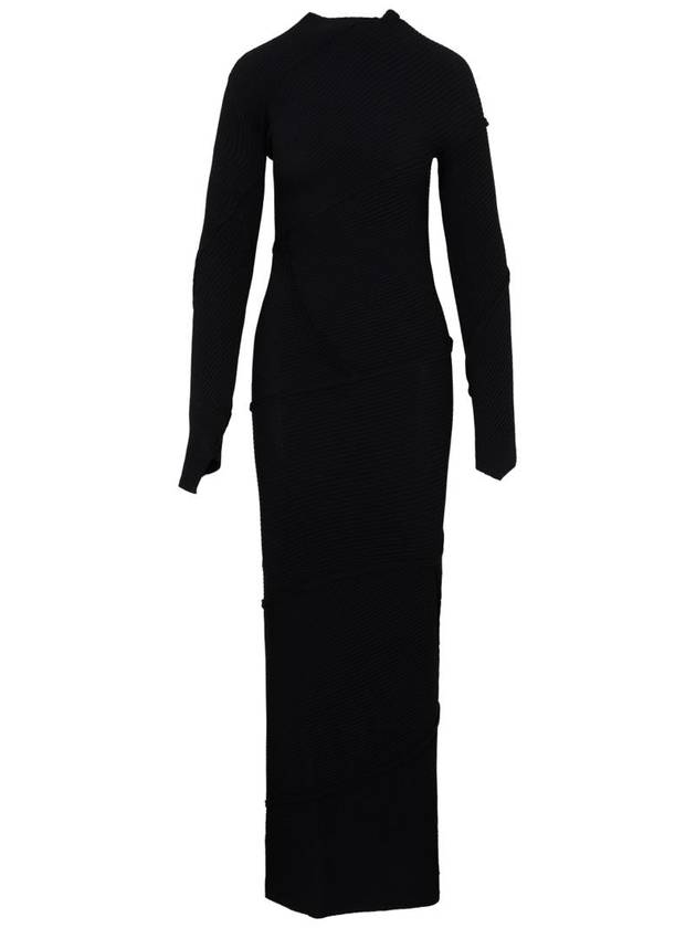 Balenciaga 23 fw Spiral Viscose Dress 751094T51991000 B0650434684