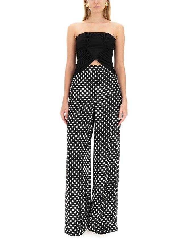 Saint Laurent Satin Dot Trousers 744389Y6G761095 B0270441252