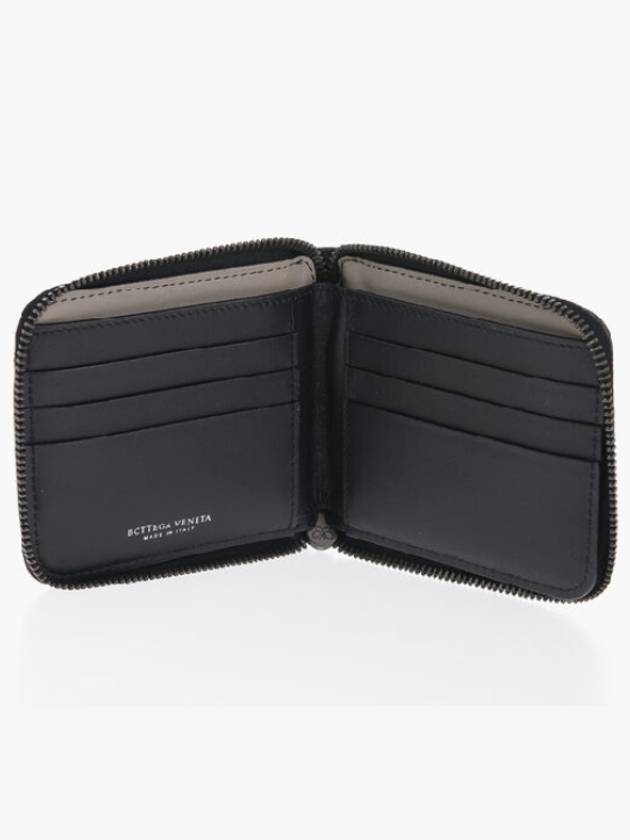 Bottega Veneta Intrecciato Half Wallet Black