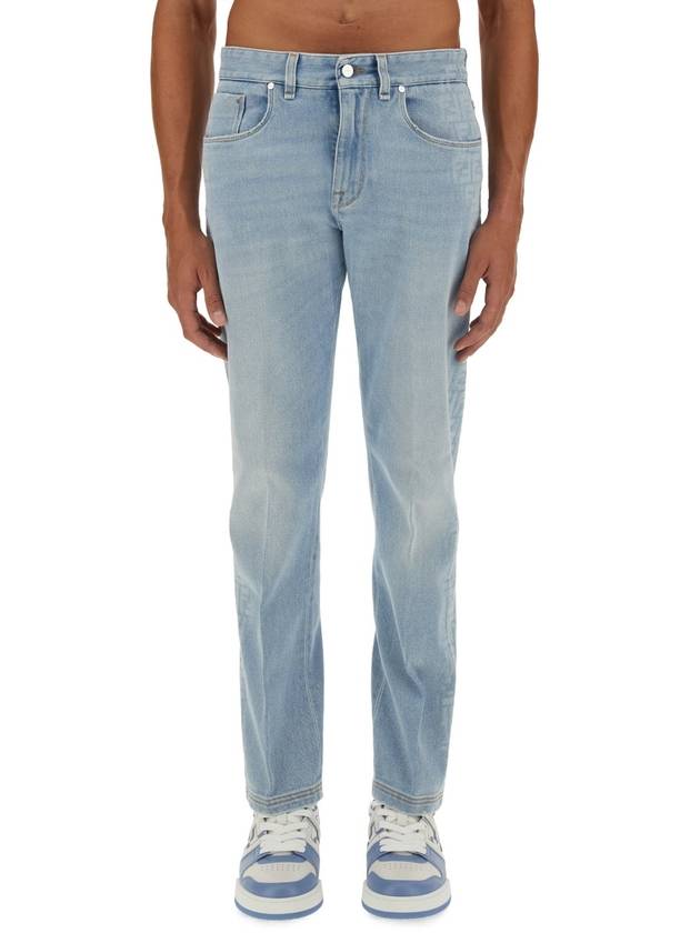 Fendi 24 F W Cotton Jeans WITH LATERAL FF Print FLP288AS04F1ILO B0651179878