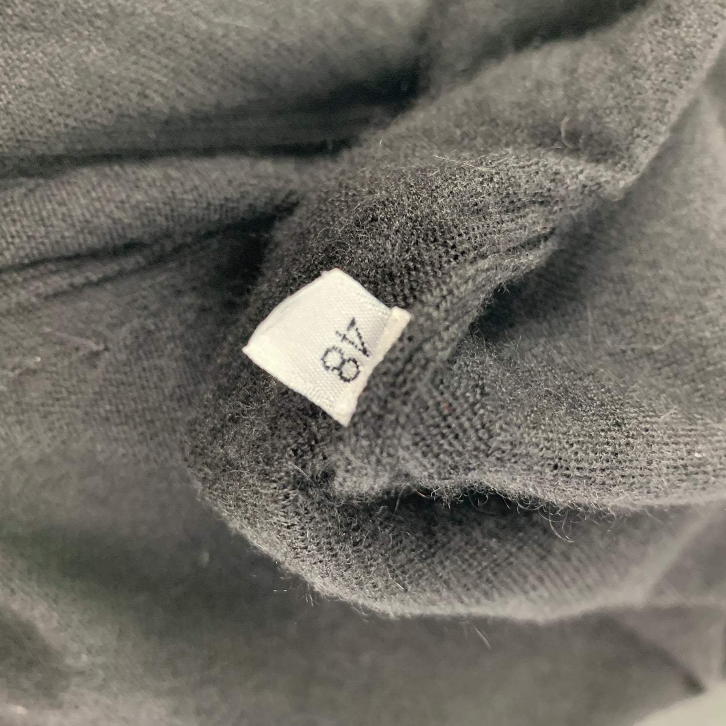 PRADA Size S Black Buttoned Cardigan