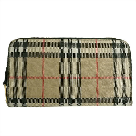 Burberry  Pvc Leather Long Wallet (Bi-Fold) ()