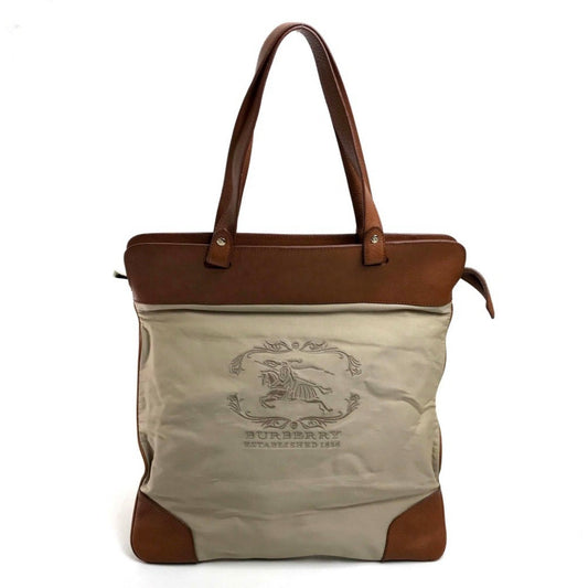 Burberry   Canvas Leather Tote Bag ()
