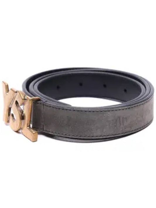 Saint Laurent YSL Logo Belt Brown