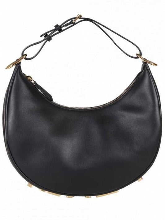 Fendi Fendigraphy Small Hobo Shoulder Bag Black