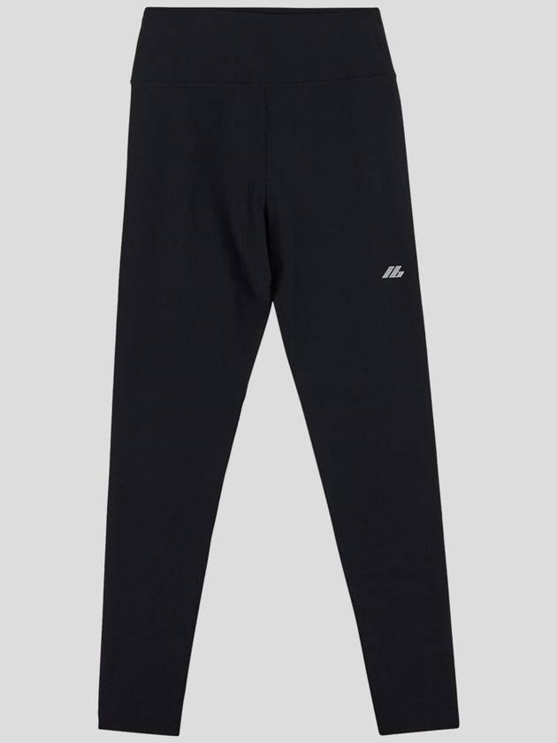 Balenciaga reflective logo leggings black