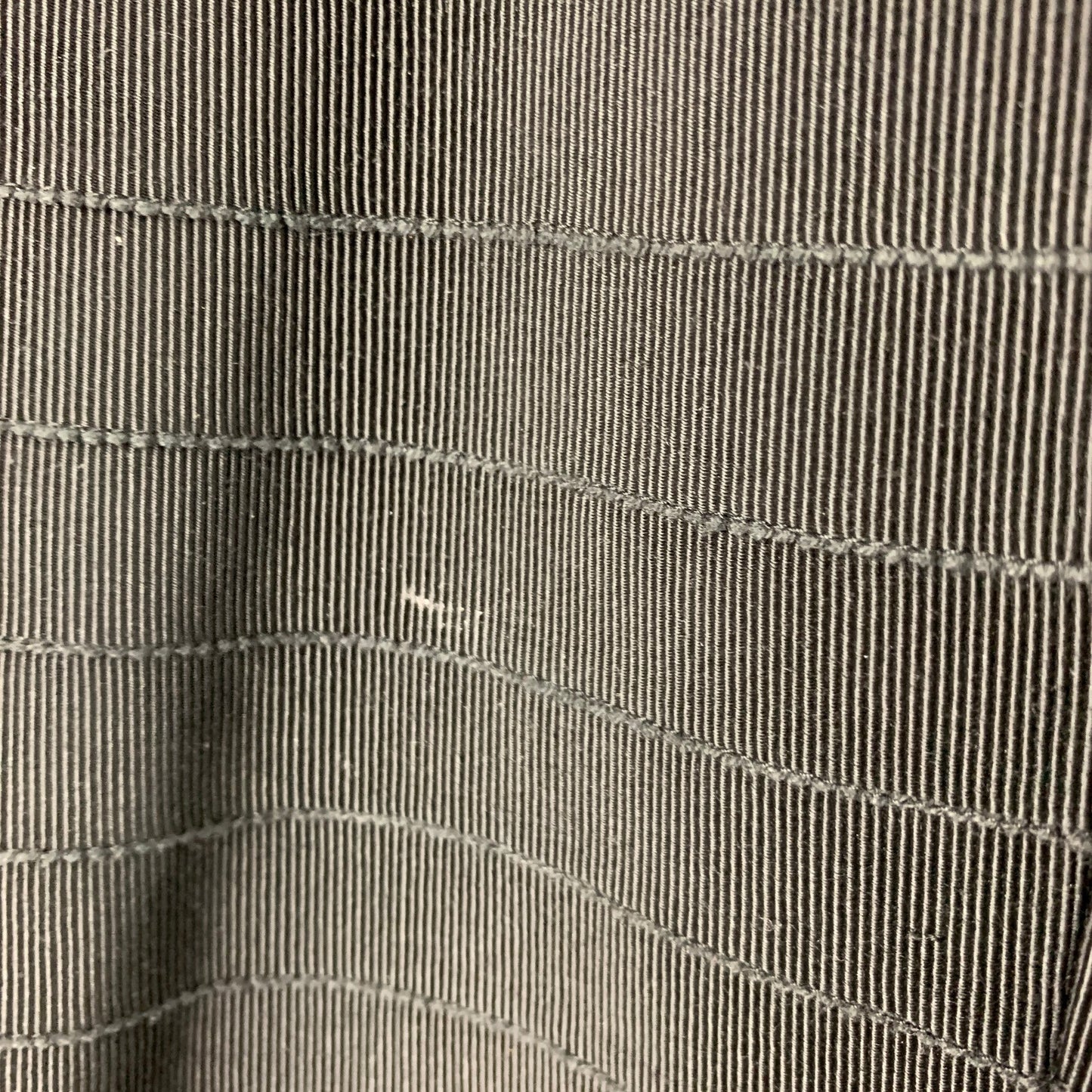 PRADA Size 2 Black Viscose &  Cotton Textured A-Line Skirt