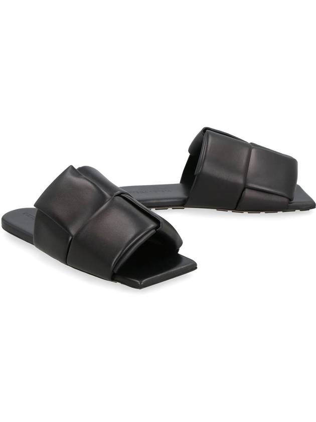 Bottega Veneta Men's Patch Mule Slippers Black