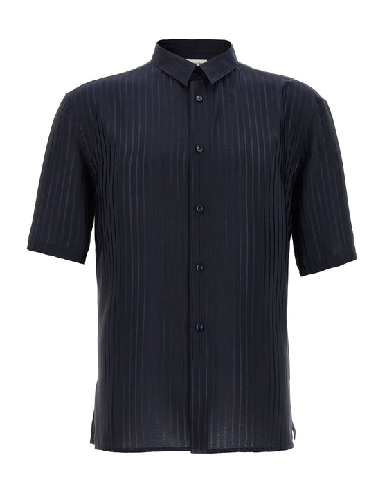 Saint Laurent Men Striped Shirt