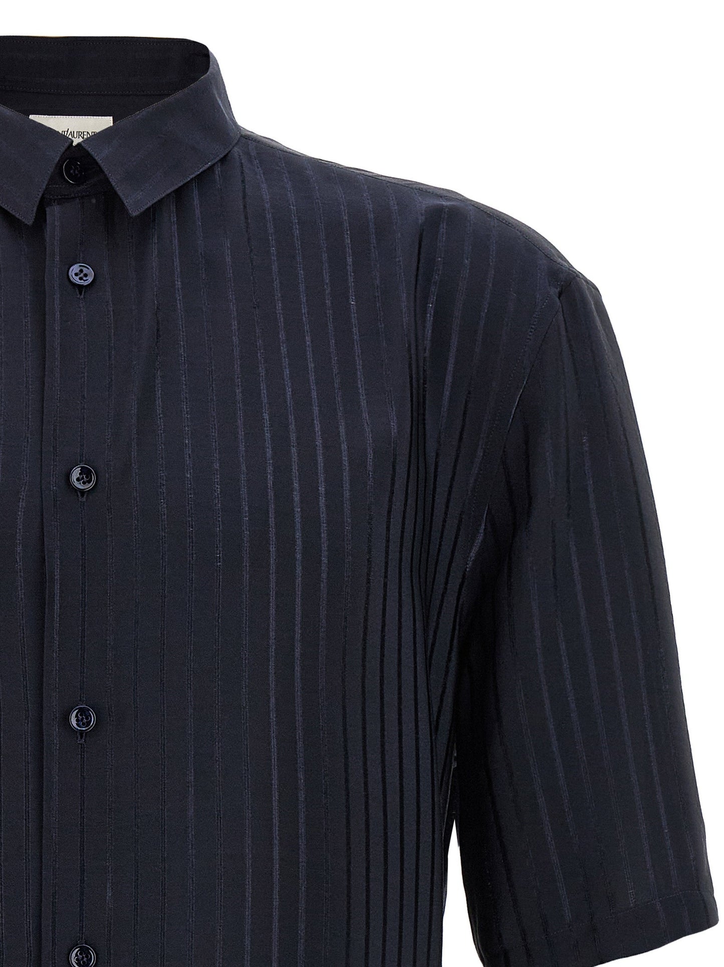 Saint Laurent Men Striped Shirt