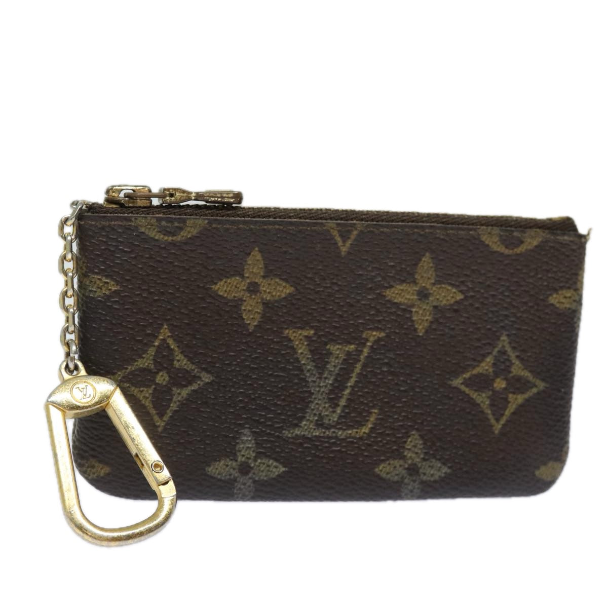 LOUIS VUITTON Monogram Pochette Cles Coin Purse M62650 LV 60185