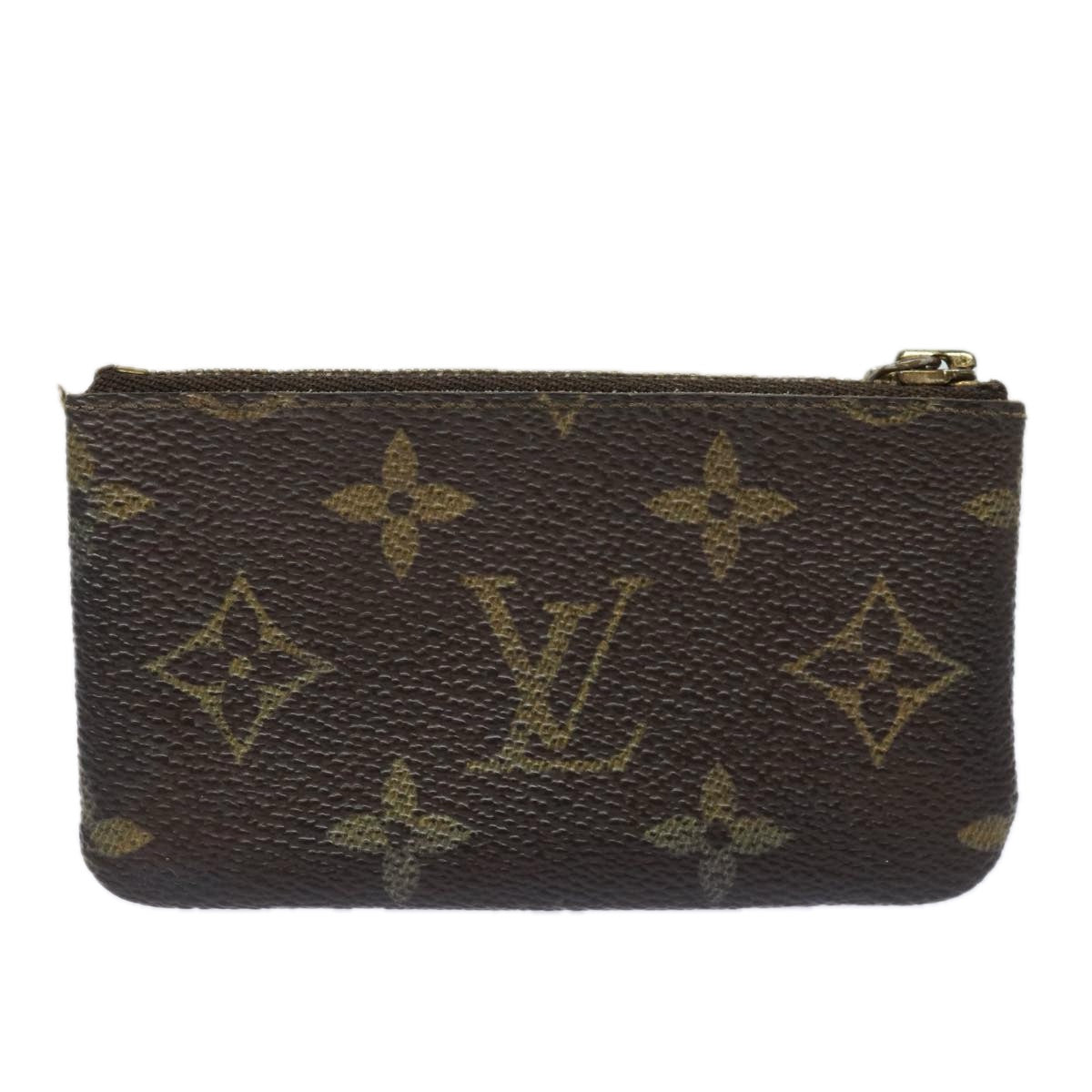 LOUIS VUITTON Monogram Pochette Cles Coin Purse M62650 LV 60185