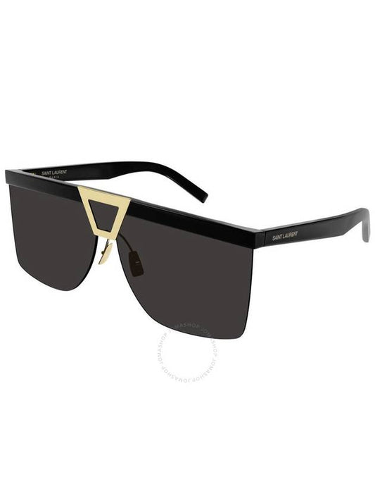 Saint Laurent Saint Laurent Grey Shield Ladies Sunglasses SL 537 PALACE 001 99
