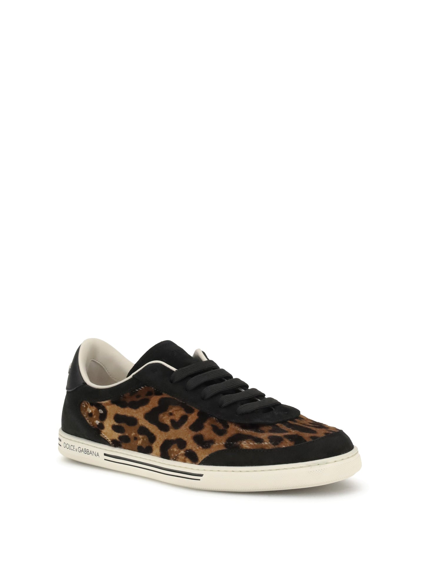 Dolce & Gabbana Men Saint Tropez Leopard Sneakers