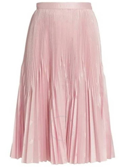 Burberry Burberry Pale Candy Pink Angelina Pleated Skirt, Brand Size 8 (US Size 6)