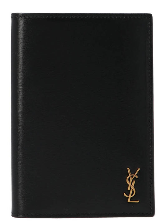 Saint Laurent Men Monogram Passport Holder
