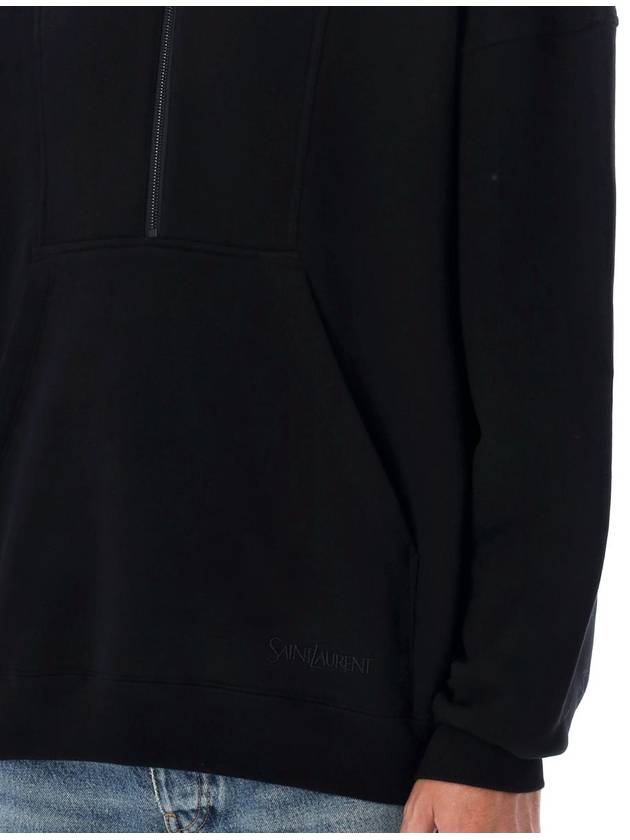 Saint Laurent Saint Laurent Hanorak Logo Fleece