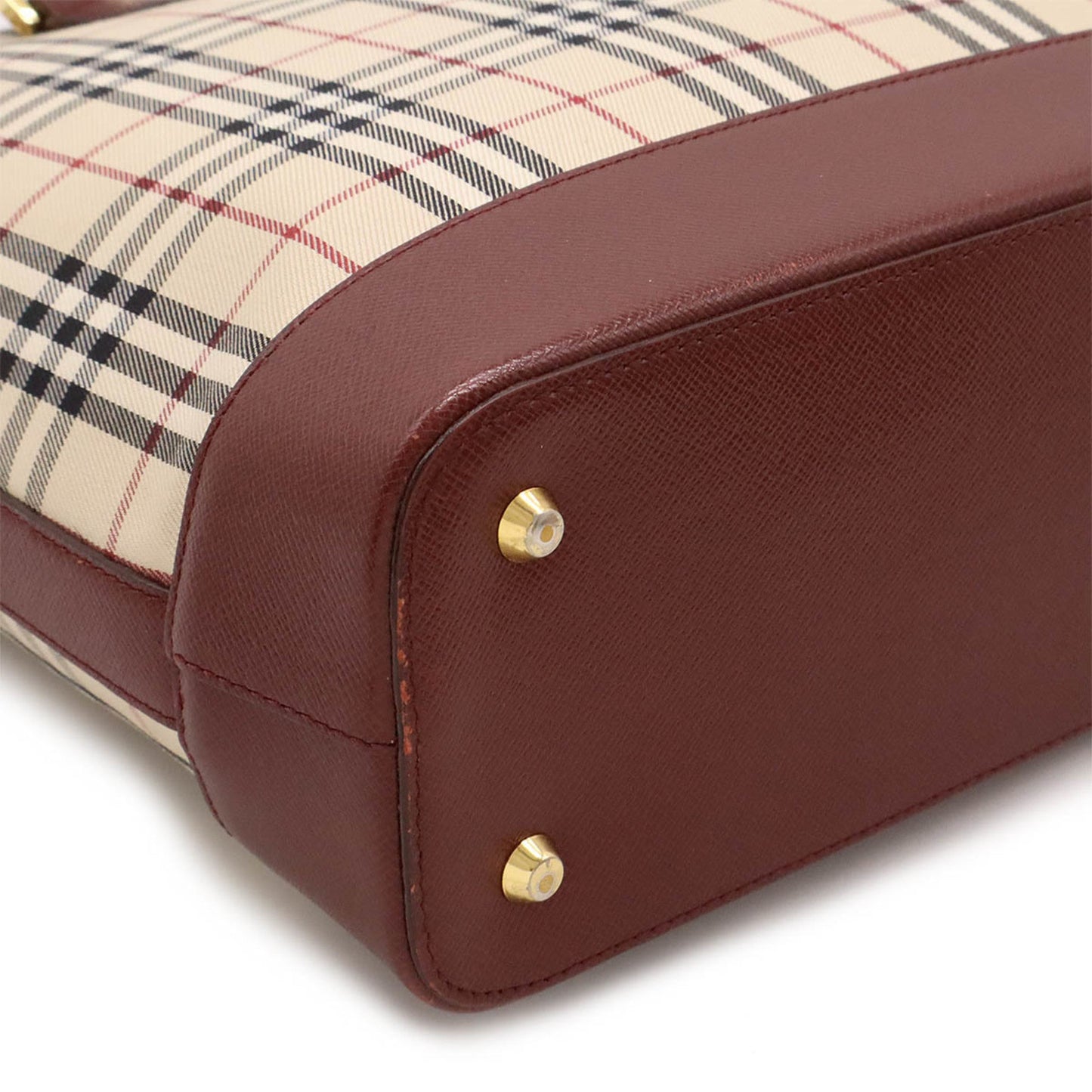 Burberry   Canvas Leather Shoulder Bag Tote Bag ()
