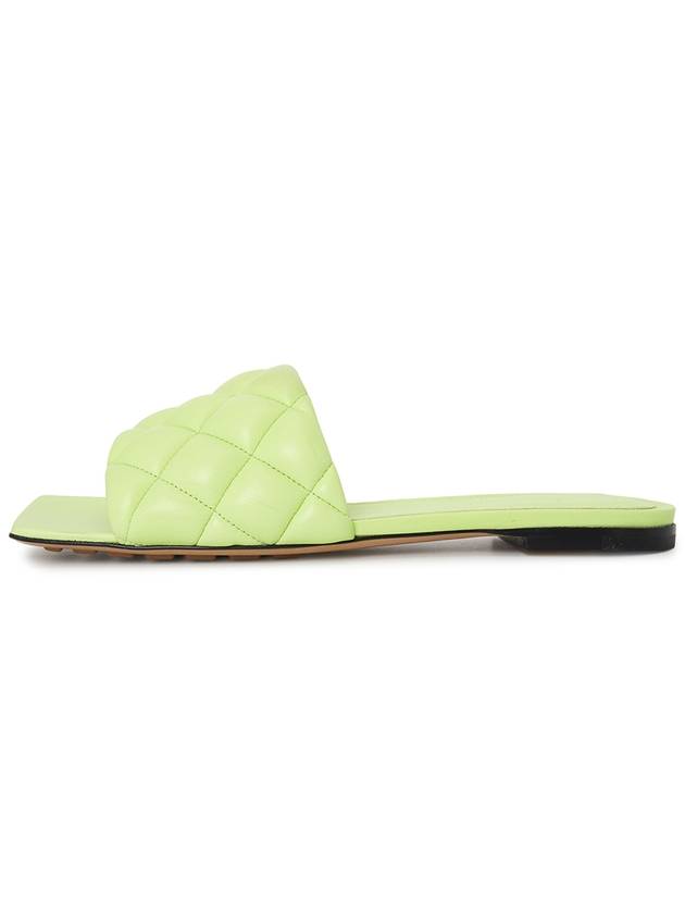 Bottega Veneta Padded Quilted Slippers Green