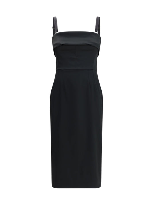 Dolce & Gabbana Women Satin Midi Dress