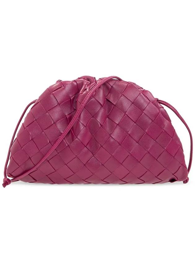 Bottega Veneta Intrecciato Mini Pouch Bag Cinnabar
