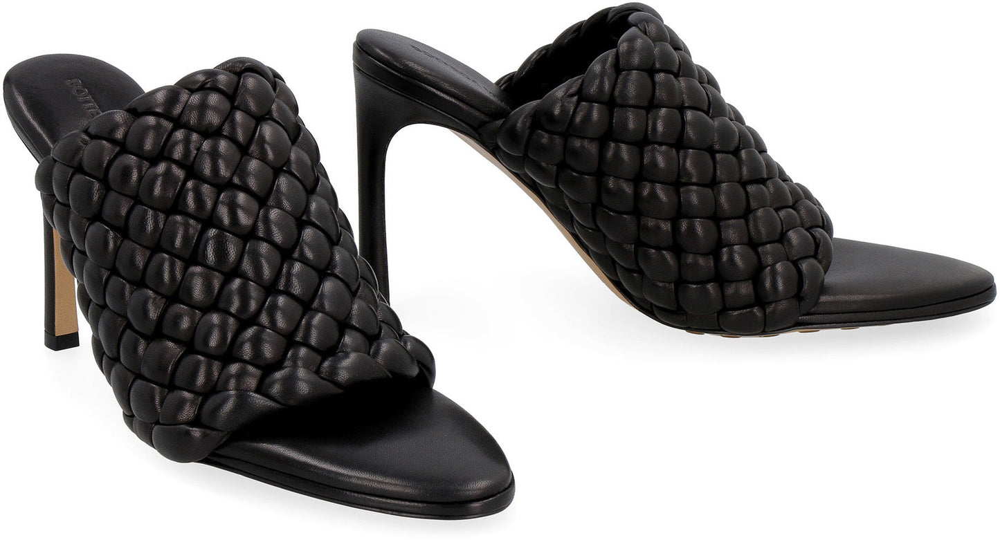 BOTTEGA VENETA Almond Toe Stiletto Heeled Sandals