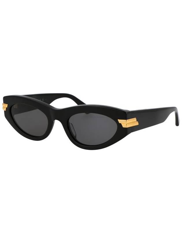 Bottega Veneta Eyewear Women's Bold Frame Cat Eye Sunglasses Black