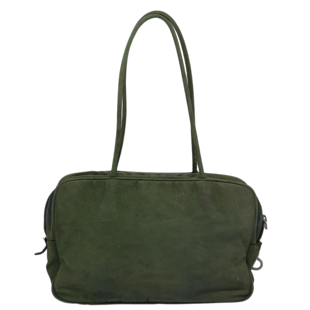 PRADA Hand Bag Nylon Khaki  62293