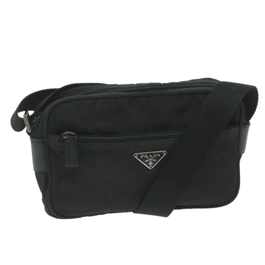PRADA Shoulder Bag Nylon Black  62392
