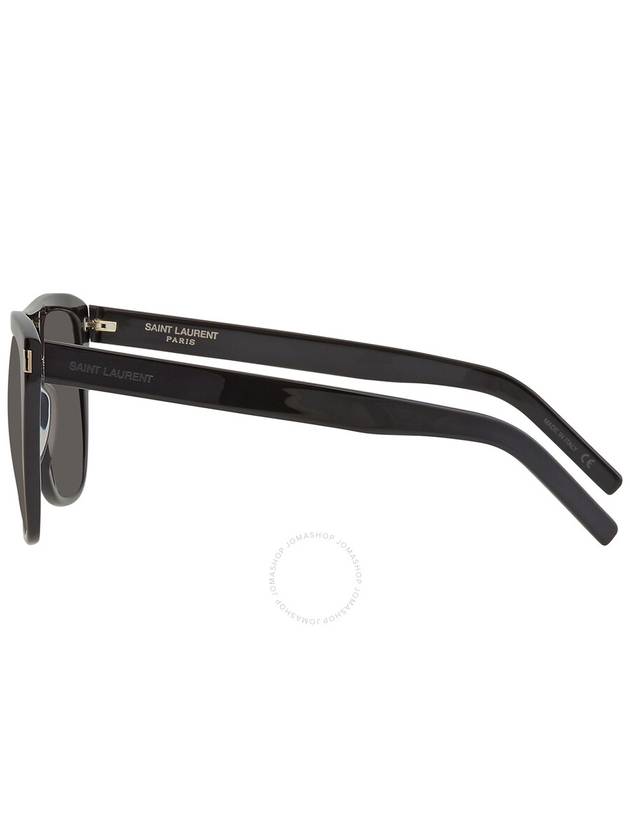 Saint Laurent Saint Laurent Grey Square Unisex Sunglasses SL 1 SLIM 001 59