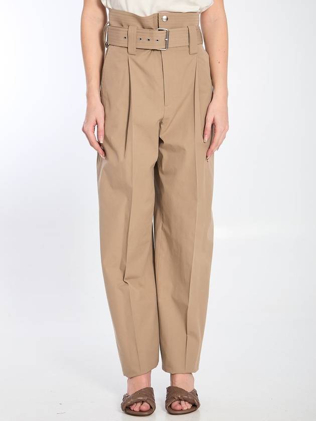 Bottega Veneta straight pants beige