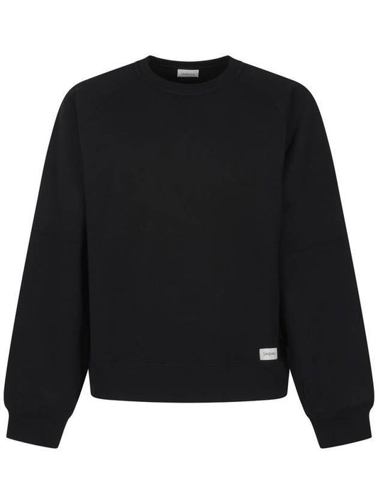 Saint Laurent Cotton Sweatshirt Black