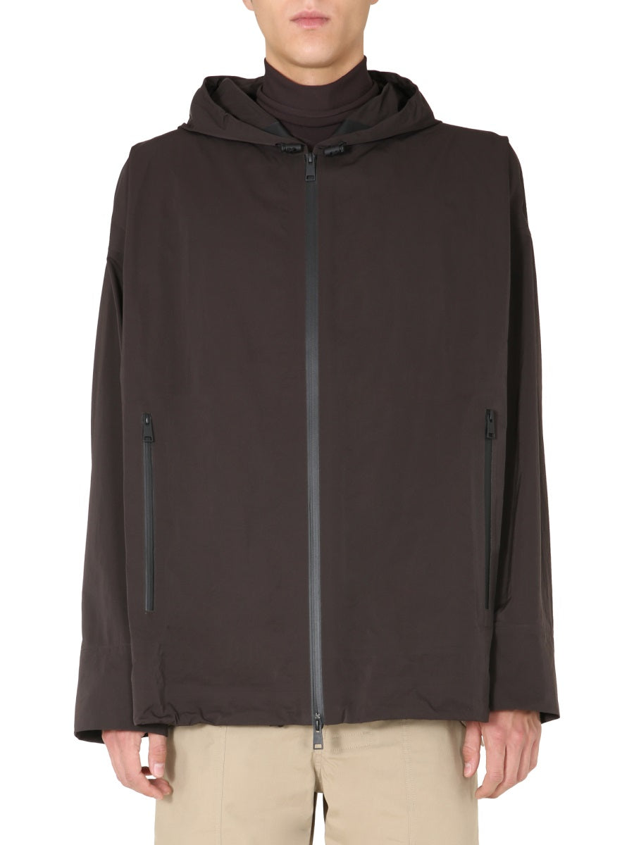 BOTTEGA VENETA Hooded Jacket with Adjustable Drawstring