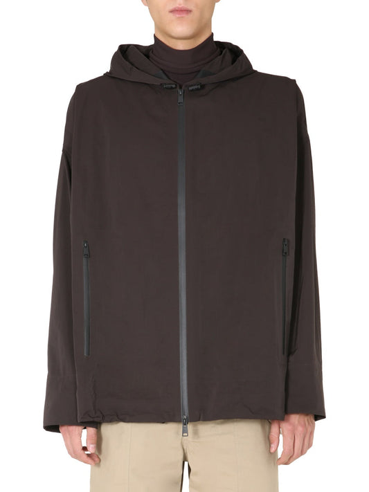 BOTTEGA VENETA Hooded Jacket with Adjustable Drawstring