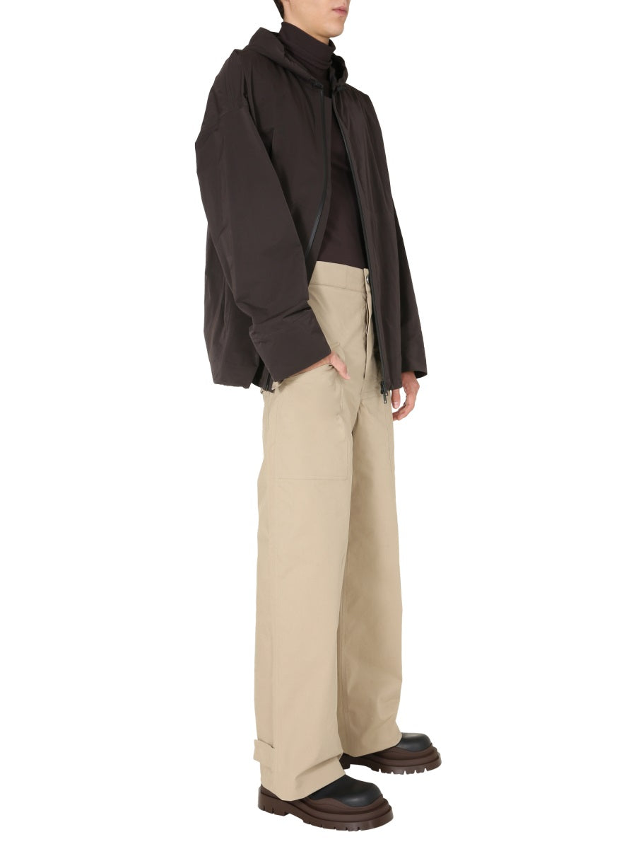 BOTTEGA VENETA Hooded Jacket with Adjustable Drawstring