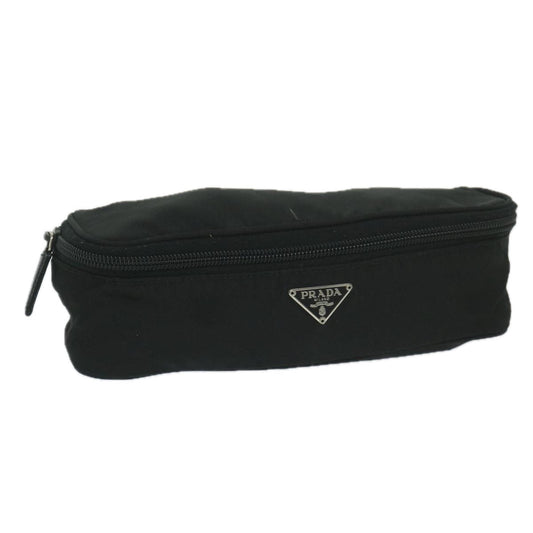 PRADA Pouch Nylon Black  63483