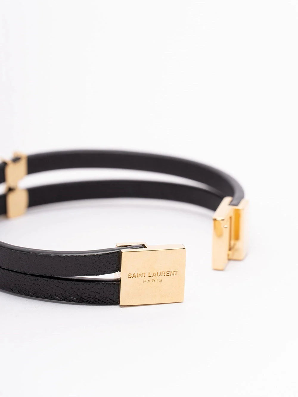 Saint Laurent Women `Cassandre` Double-Strand Bracelet