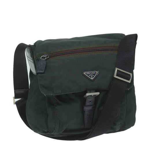PRADA Shoulder Bag Nylon Black  63791