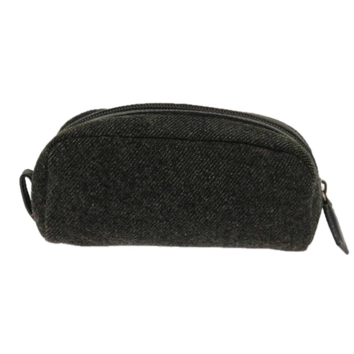 PRADA Pouch Wool Gray  63834