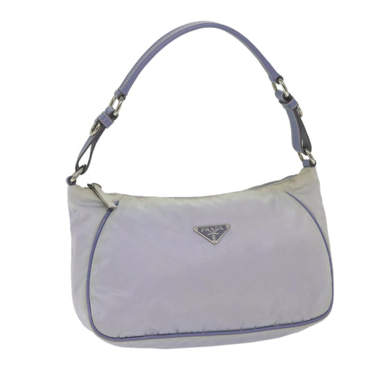 PRADA Accessory Pouch Nylon Purple  63925