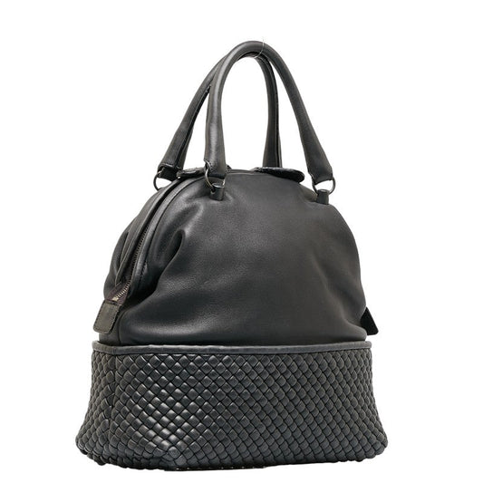 Bottega Veneta  Intrecciato Tote Bag in Calf Leather Black Ladies