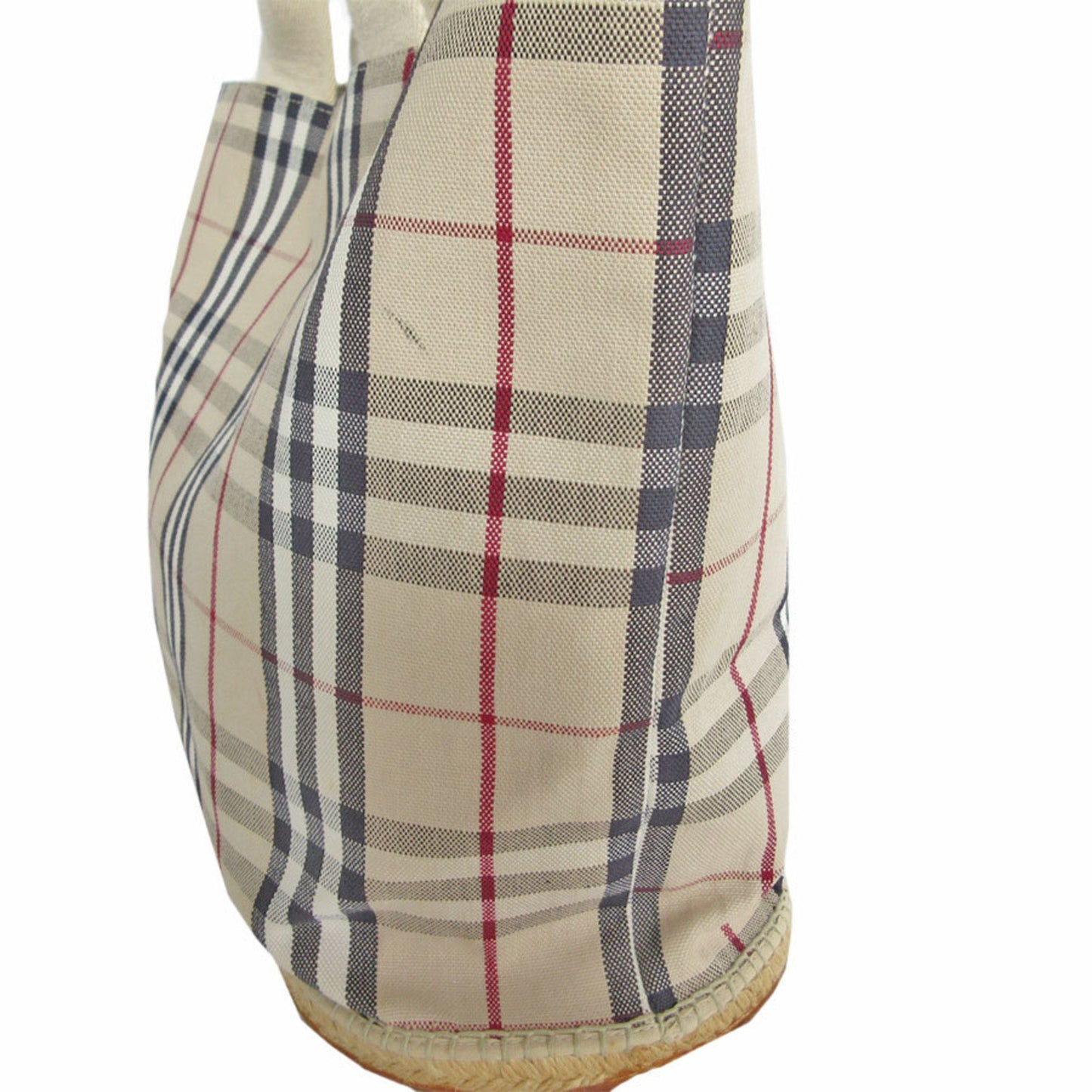 Burberry   Canvas Rubber Handbag Tote Bag ()
