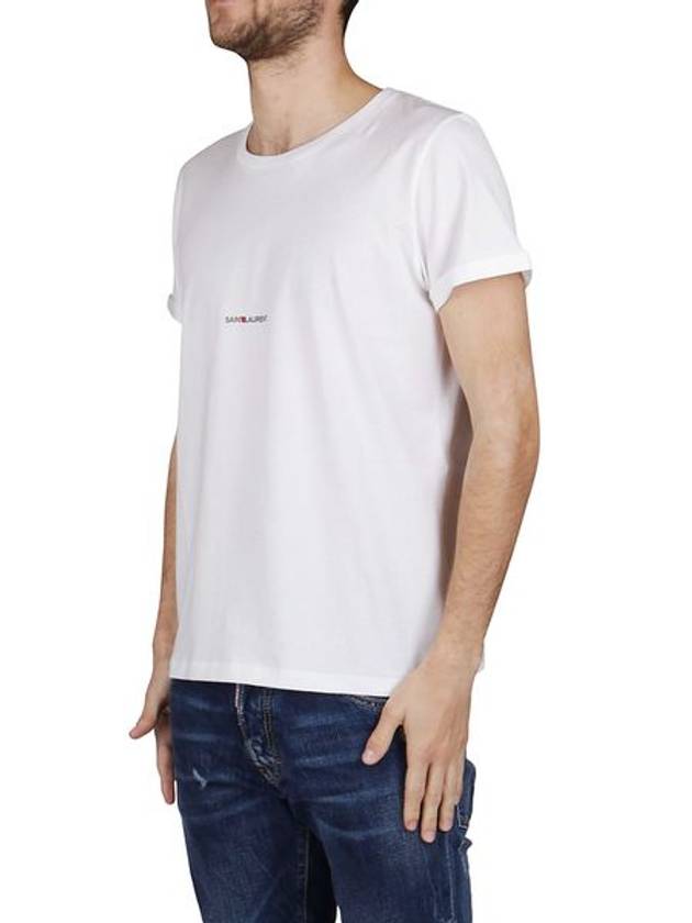 Saint Laurent SAINT LAURENT T-SHIRT COL ROND JERSEY IMPRIM