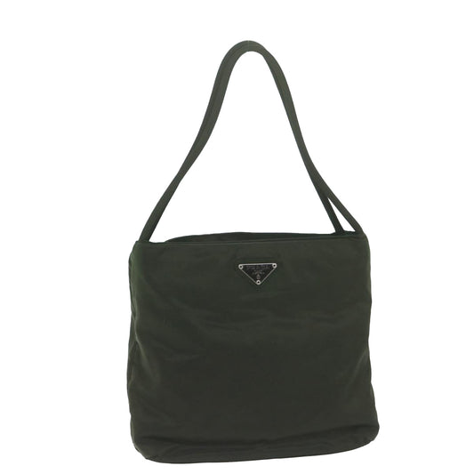 PRADA Hand Bag Nylon Khaki  65169