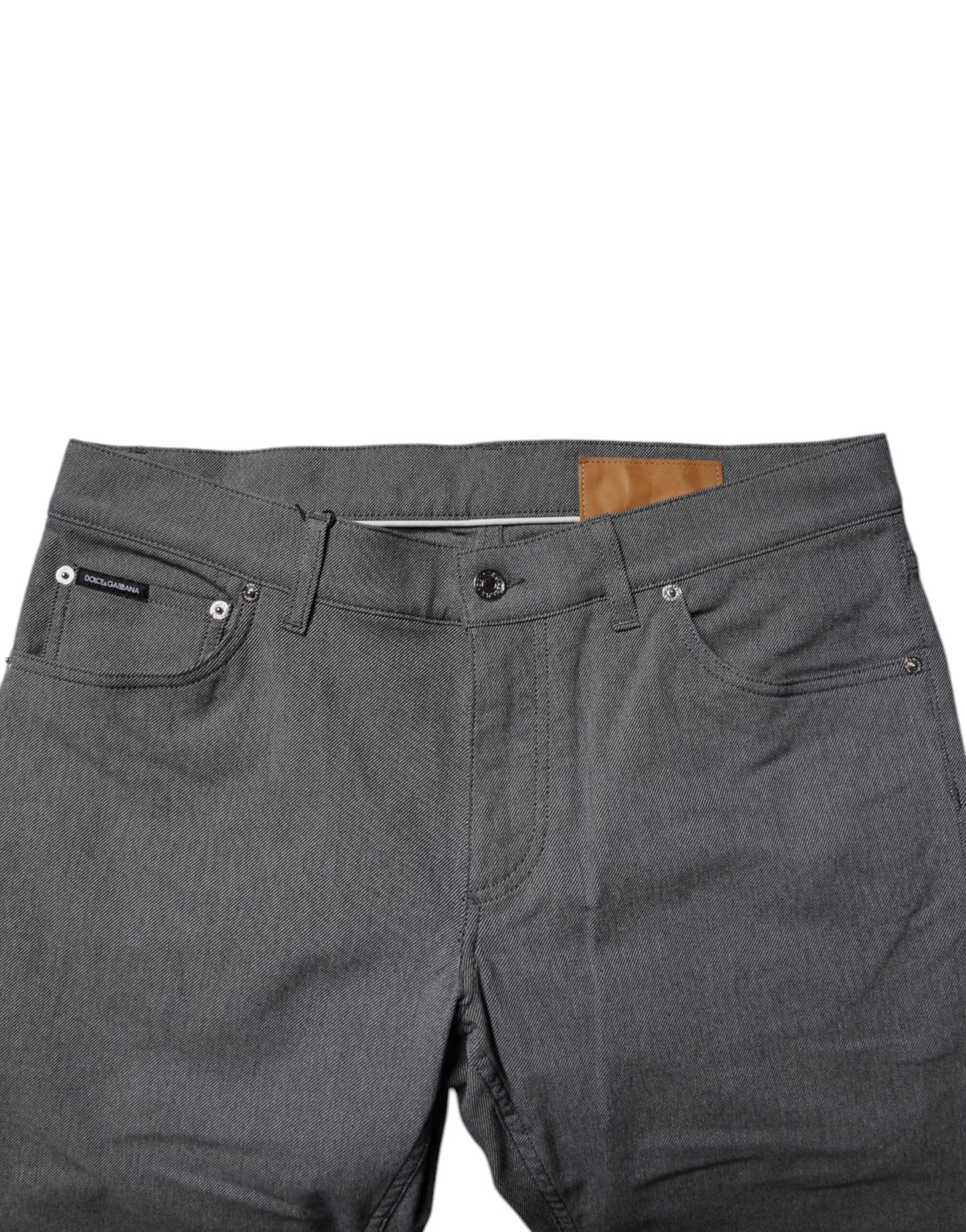 Dolce & Gabbana Black Nylon Skinny Men Jogger Men's Pants