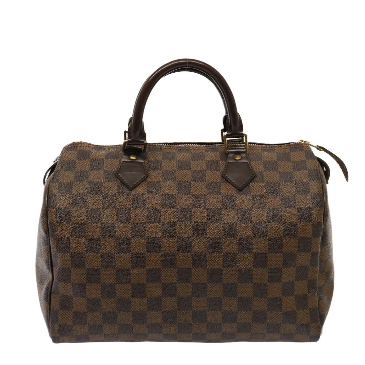 LOUIS VUITTON Damier Ebene Speedy 30 Hand Bag N41364 LV 65683