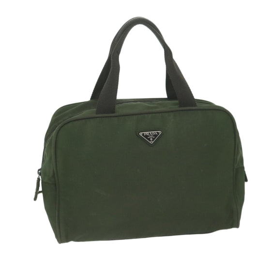 PRADA Hand Bag Nylon Khaki  65699